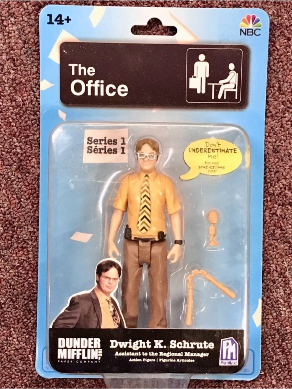 The Office Series 1 Dwight K Schrute Action Figure PhatMojo NEW SEALED